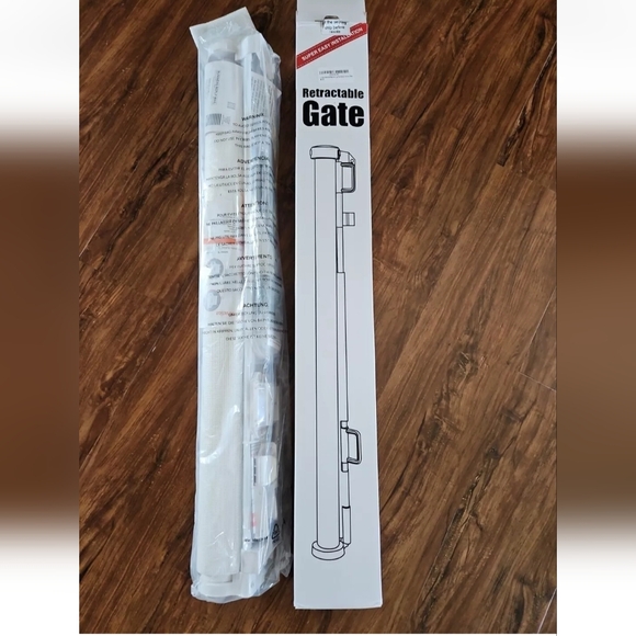 175" x 35" Extra Wide Retractable Baby Pet Gate Room Divider - Picture 5 of 8